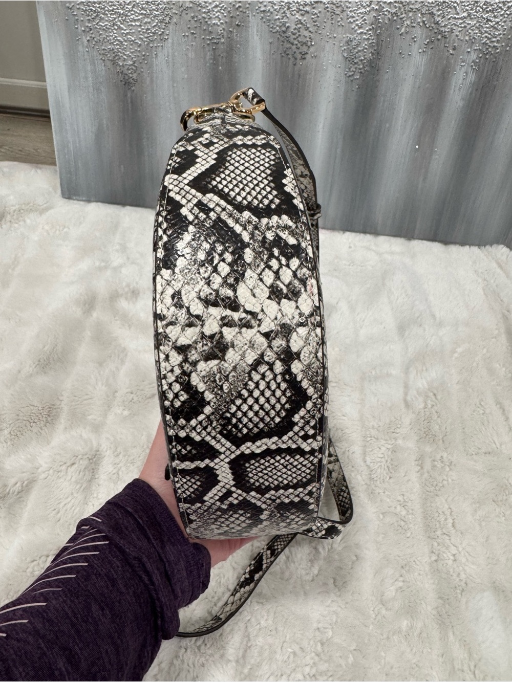 Michael Kors Emilia Half Moon Animal Print - Picture 6 of 15